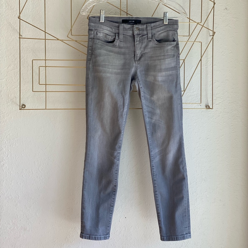 Joes Grey Straight Ankle Denim